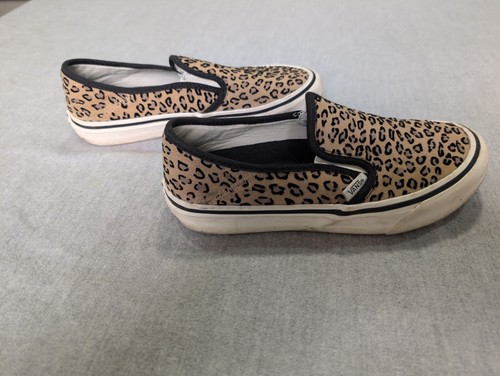 Vans leopard print slip-on