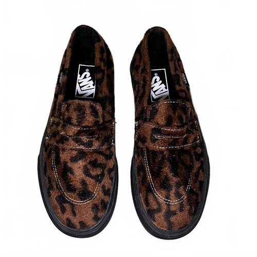Vans leopard brown - vans, brown/black