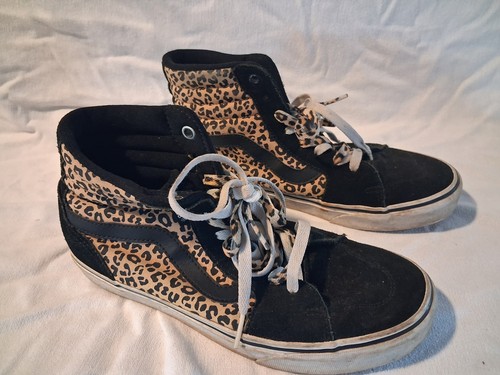 Vans sk8 leopard print - vans, sk8-hi