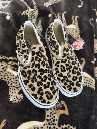 Vans leopard print felt - leopard,