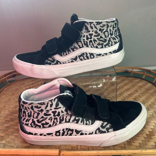 Vans mid vulc leopard black - mid,
